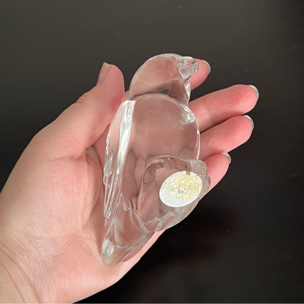 Vintage 3” Princess House Crystal Pets Parrot Figurine Made in Germany